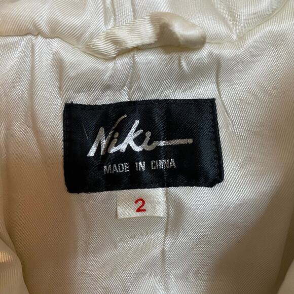 Vintage Rabbit fur children’s jacket Full Zip with hood in size 2T Niki - Picture 3 of 6